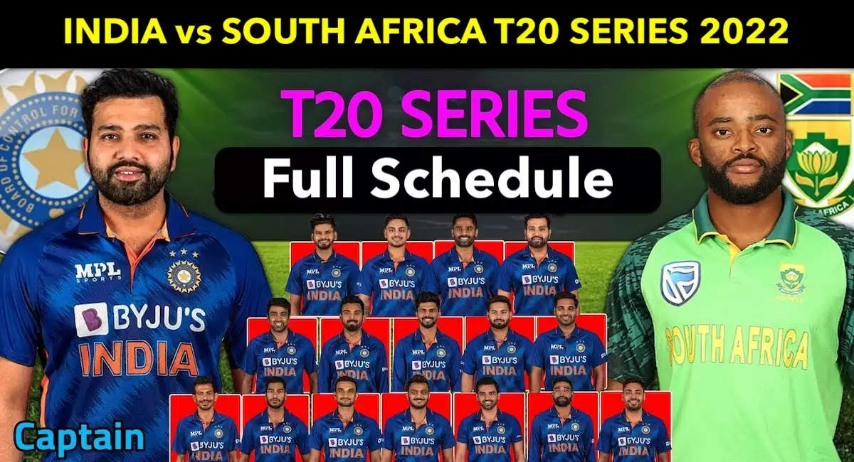 IND vs SA T20 Series 2022