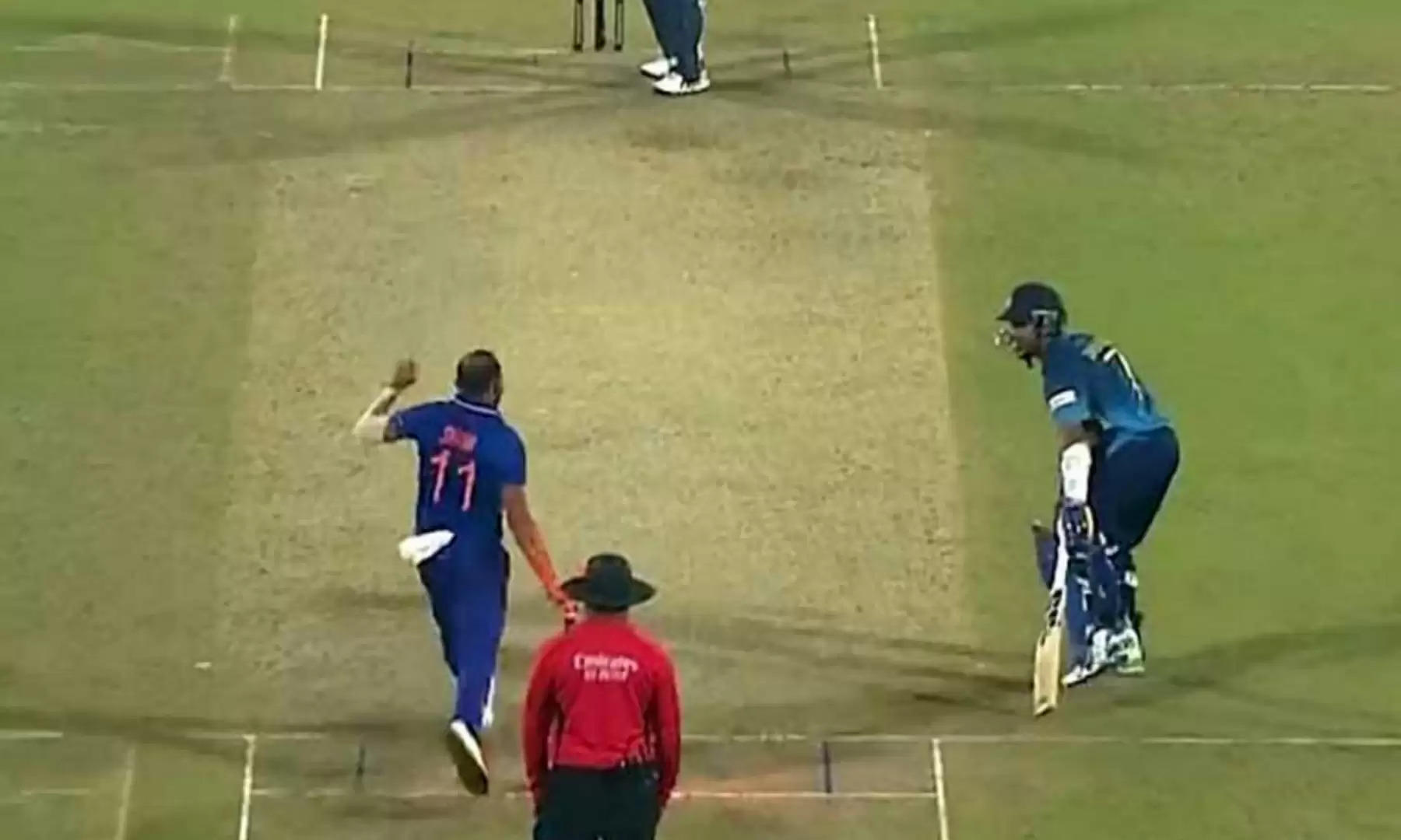 Mankad out