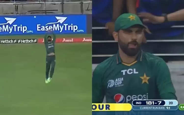 fakhar-zaman-misfield-in-last-2-balls-against-india-in-asia-cup-2022-watch