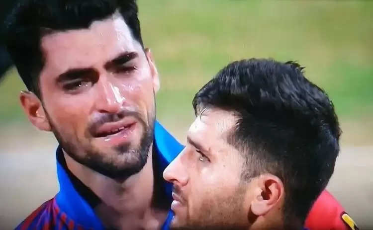 afgani players crying