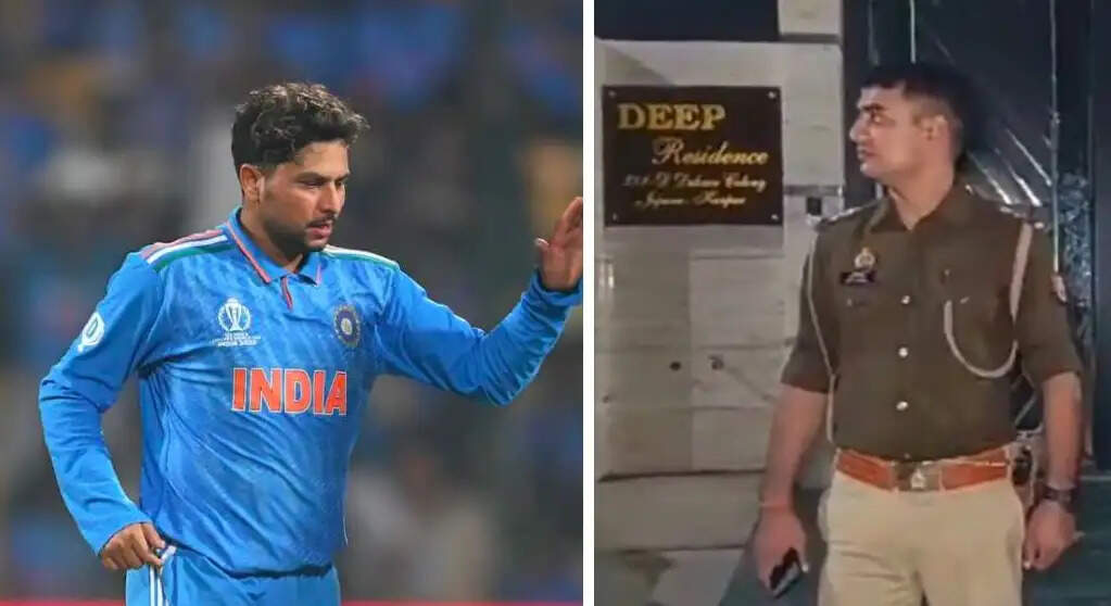 police-kuldeep-yadav-house
