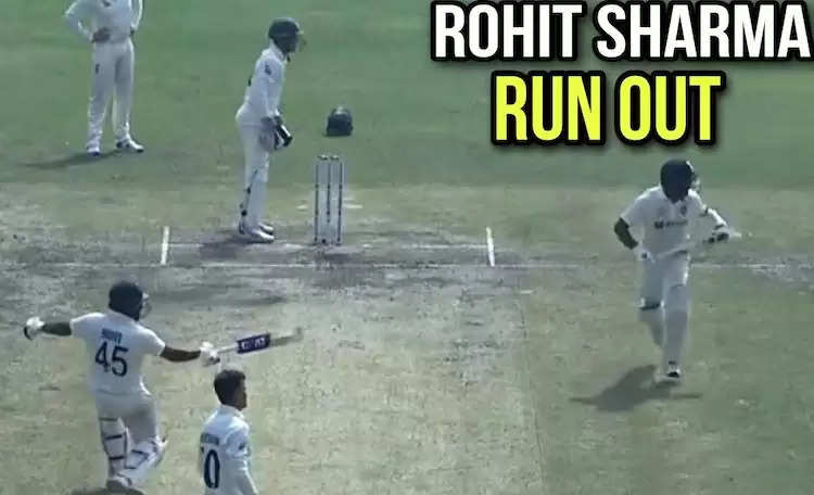 rohit run out