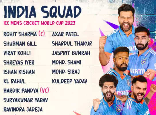 ind squad for world cup 2023