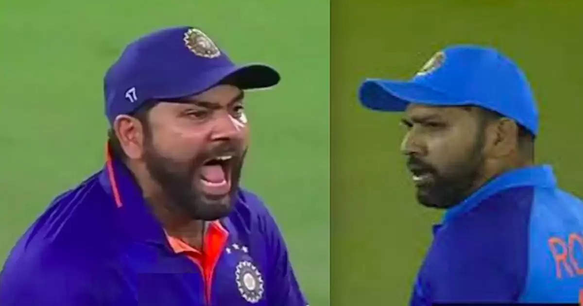 ind vs aus rohit sharma angry